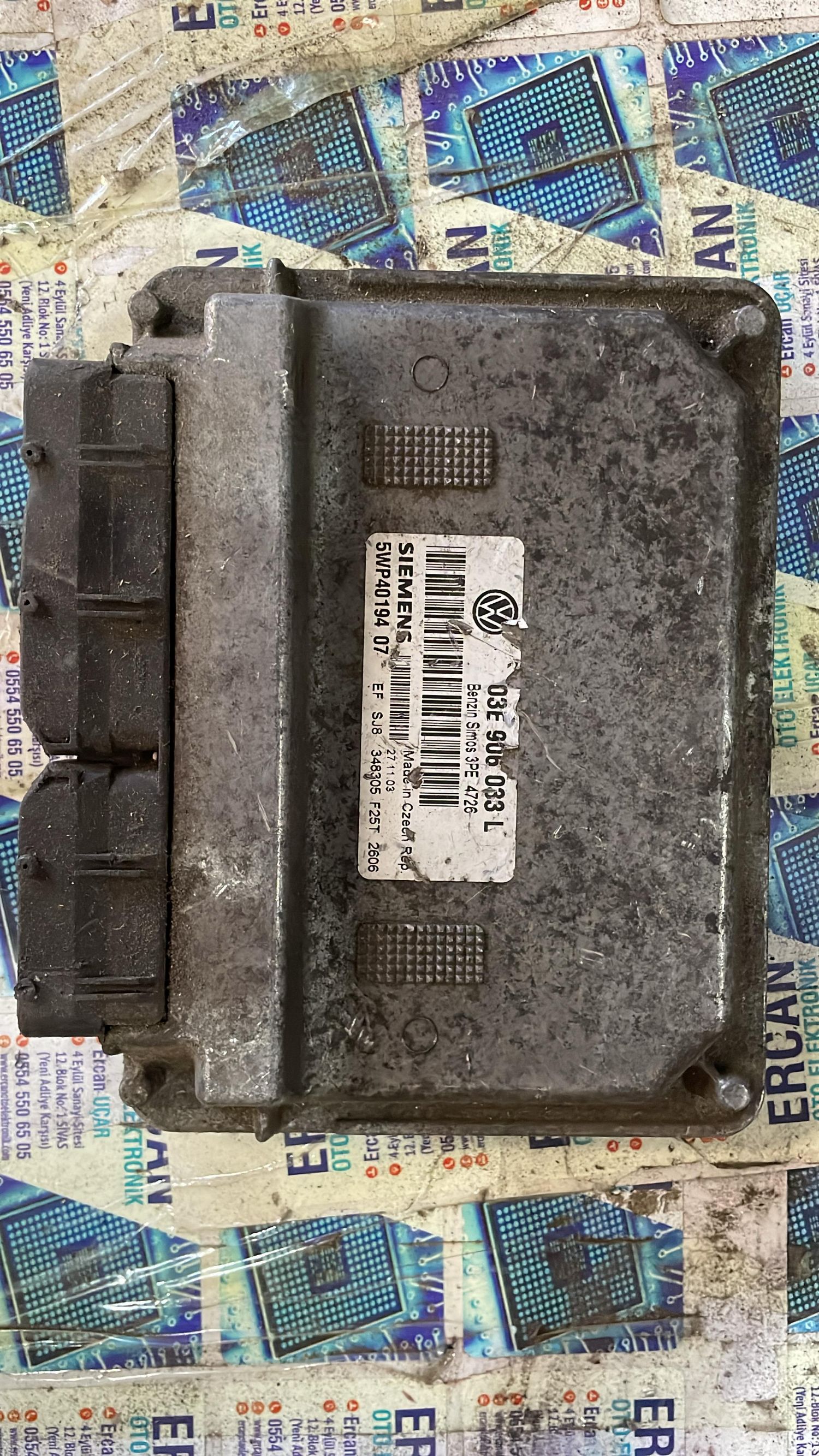 03E906033 VW POLO 1.2 Motor Beyni 